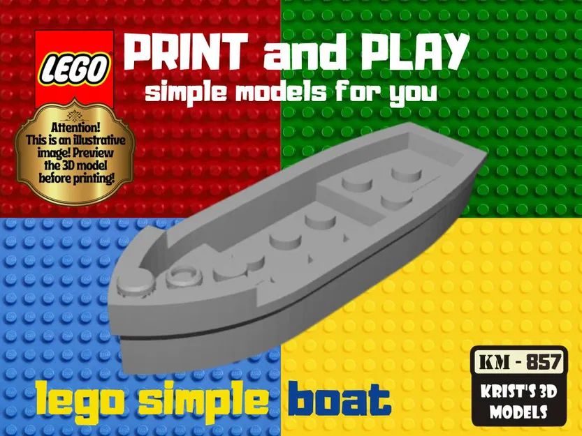 Thuyền Lego Đơn Giản Cho Minifig - Image 1