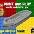 Thuyền Lego Đơn Giản Cho Minifig - Thumbnail 1