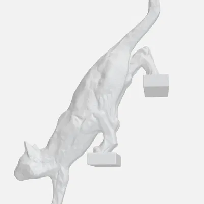 Mẫu "Catwalk" - Tượng Mèo Thanh Thoát