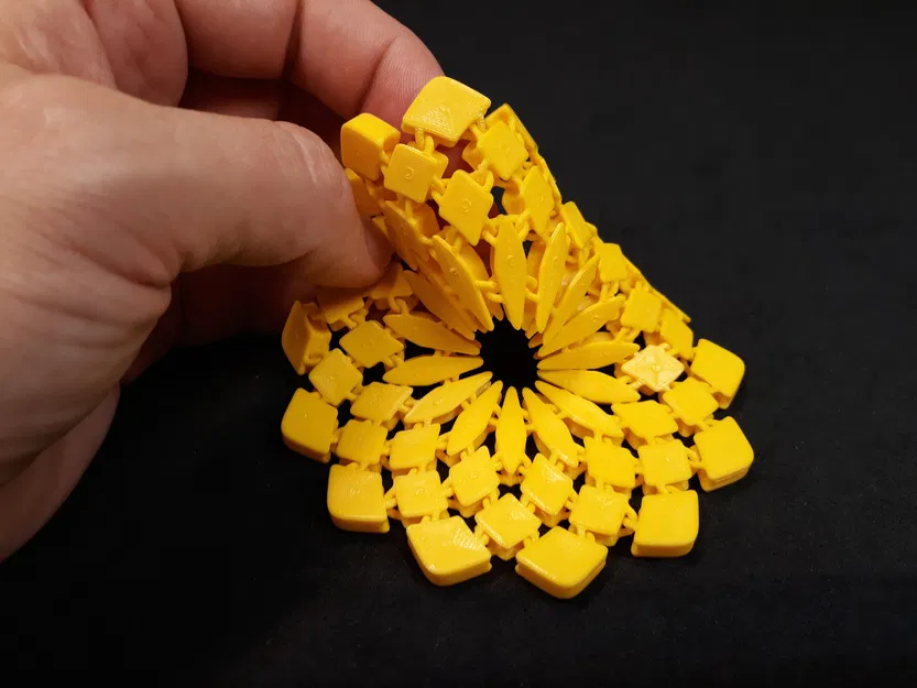 Đế lót ly vải hình hoa hướng dương - Image 3