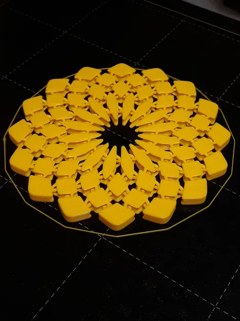 Đế lót ly vải hình hoa hướng dương - Image 13