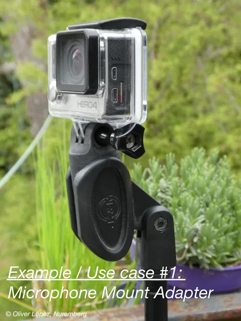 Đế Gắn Camera Hành Trình (Kiểu GoPro, nhập vào dự án của bạn) - Image 9
