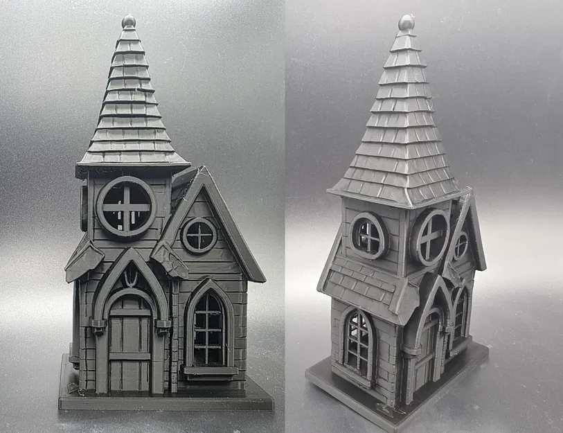 Chụp đèn LED Cây Nến Hình Ngôi Nhà Ma Ám - Image 2