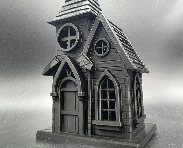 Chụp đèn LED Cây Nến Hình Ngôi Nhà Ma Ám - Image 5