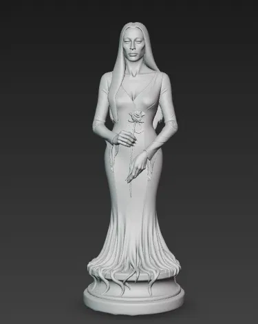 Bộ Cờ Vua Gia Đình Addams - Quân Cờ Gothic - Image 11