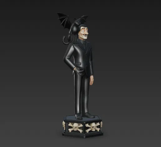 Bộ Cờ Vua Gia Đình Addams - Quân Cờ Gothic - Image 13