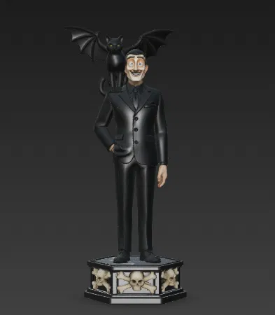 Bộ Cờ Vua Gia Đình Addams - Quân Cờ Gothic - Image 14
