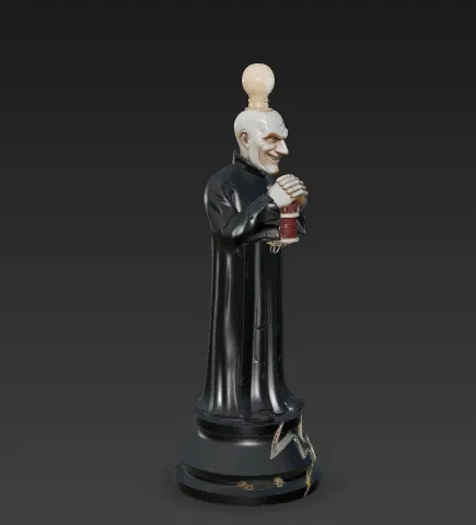 Bộ Cờ Vua Gia Đình Addams - Quân Cờ Gothic - Image 18