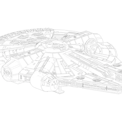Mô hình Con tàu Thiên niên kỷ Tỷ lệ 1:500