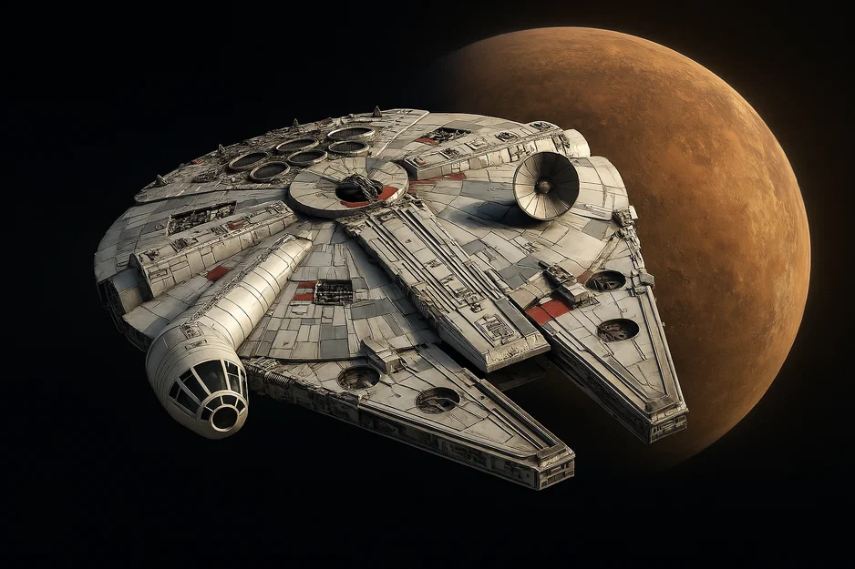 Mô hình Millennium Falcon 3D chi tiết cao, in nguyên khối - Image 5