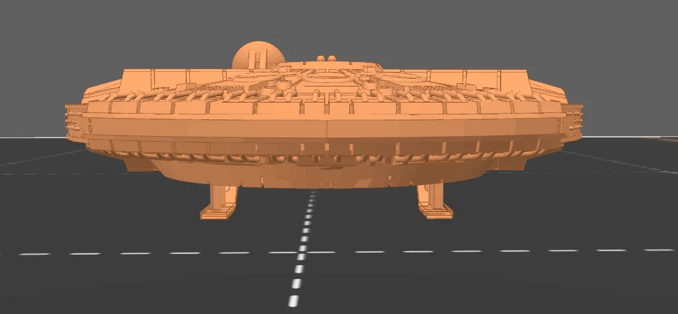 Mô hình Millennium Falcon 3D chi tiết cao, in nguyên khối - Image 7