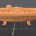 Mô hình Millennium Falcon 3D chi tiết cao, in nguyên khối - Thumbnail 7