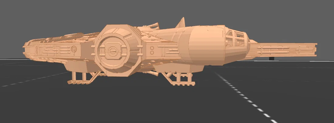 Mô hình Millennium Falcon 3D chi tiết cao, in nguyên khối - Image 8
