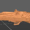 Mô hình Millennium Falcon 3D chi tiết cao, in nguyên khối - Thumbnail 9