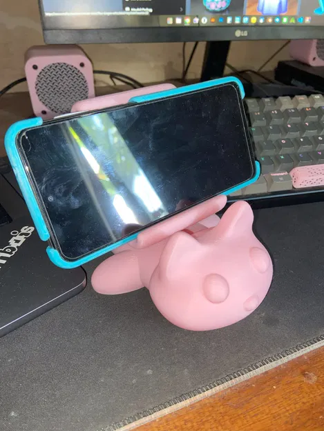 Giá Đỡ Điện Thoại Mèo Dễ Thương – Người Bạn Đồ Chơi Trên Bàn - Image 4