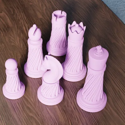 Bộ Cờ Vua Hình Học Hiện Đại