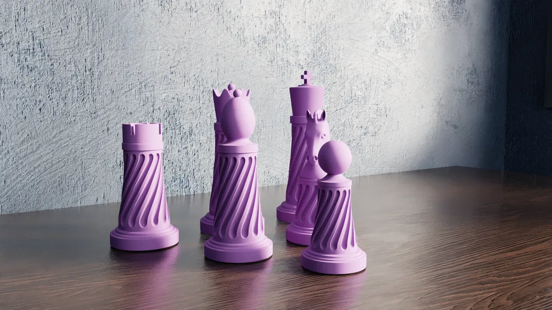 Bộ Cờ Vua Hình Học Hiện Đại - Image 4