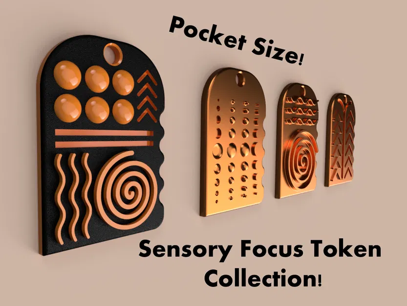 Cảm Giác Tập Trung - Token Kích Cỡ Túi - Bộ Sưu Tập Fidget Im Lặng - Image 1