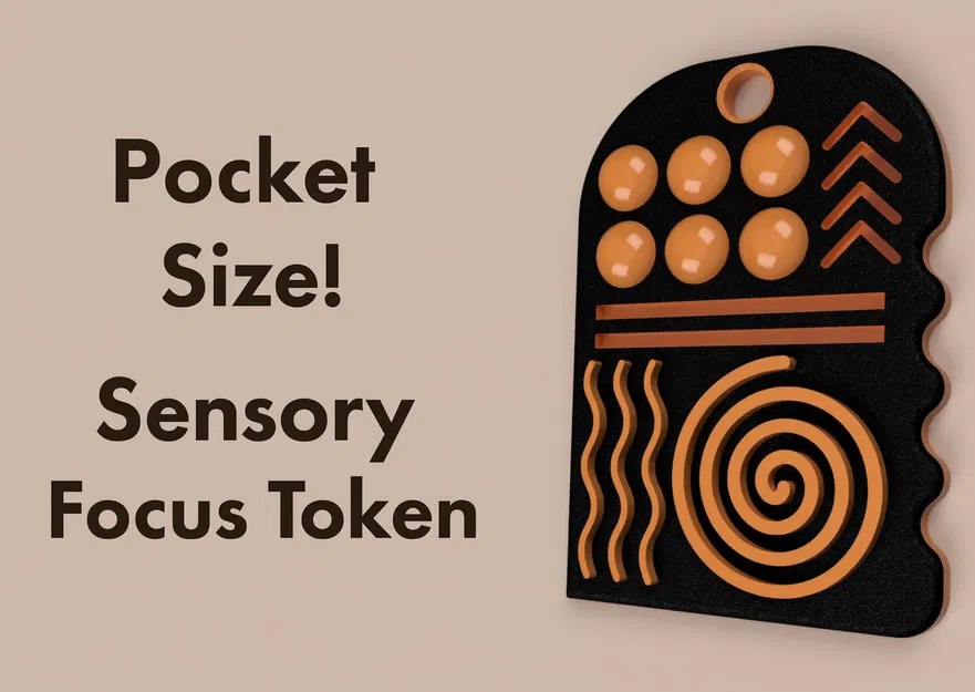 Cảm Giác Tập Trung - Token Kích Cỡ Túi - Bộ Sưu Tập Fidget Im Lặng - Image 2