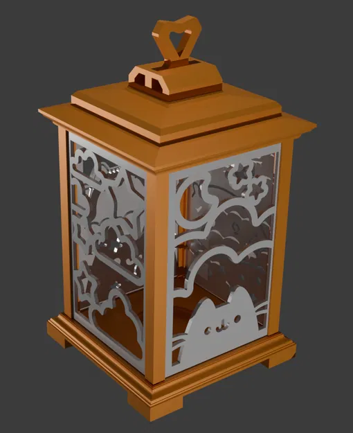 Đèn lồng Pusheen - Image 1