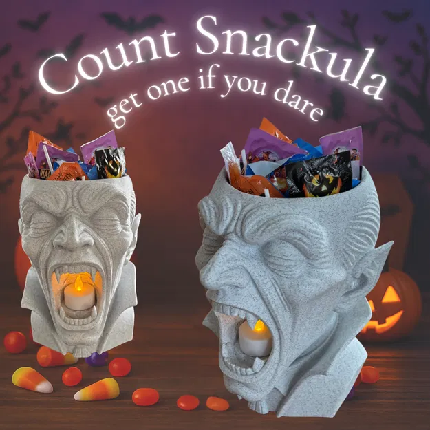 Count Snackula - Tô Đựng Kẹo / Hộp Đựng Kẹo - Image 2
