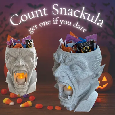 Count Snackula - Tô Đựng Kẹo / Hộp Đựng Kẹo