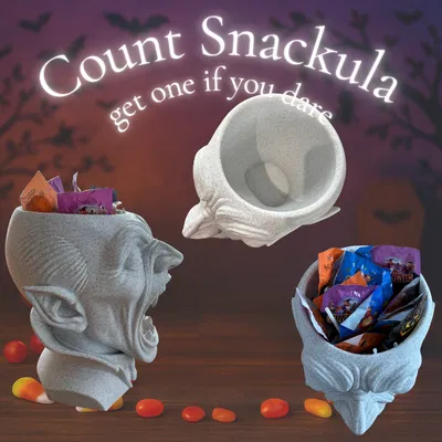 Count Snackula - Tô Đựng Kẹo / Hộp Đựng Kẹo