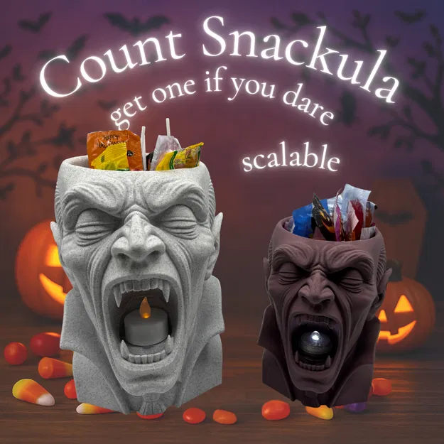 Count Snackula - Tô Đựng Kẹo / Hộp Đựng Kẹo - Image 4