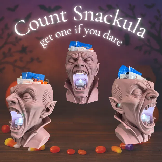 Count Snackula - Tô Đựng Kẹo / Hộp Đựng Kẹo - Image 6