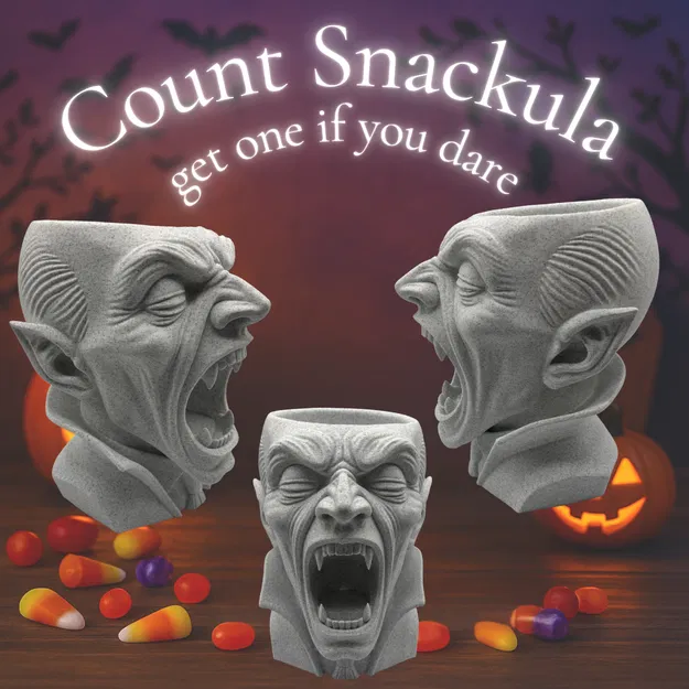 Count Snackula - Tô Đựng Kẹo / Hộp Đựng Kẹo - Image 8