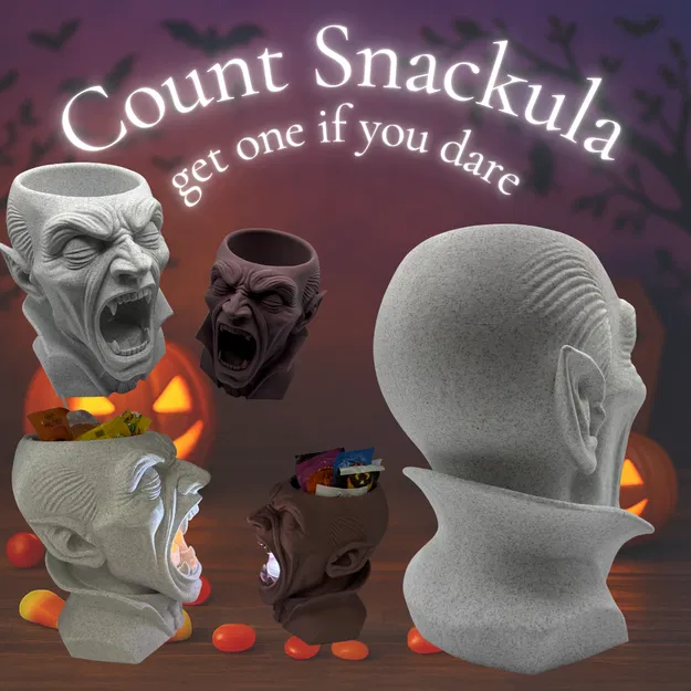Count Snackula - Tô Đựng Kẹo / Hộp Đựng Kẹo - Image 9