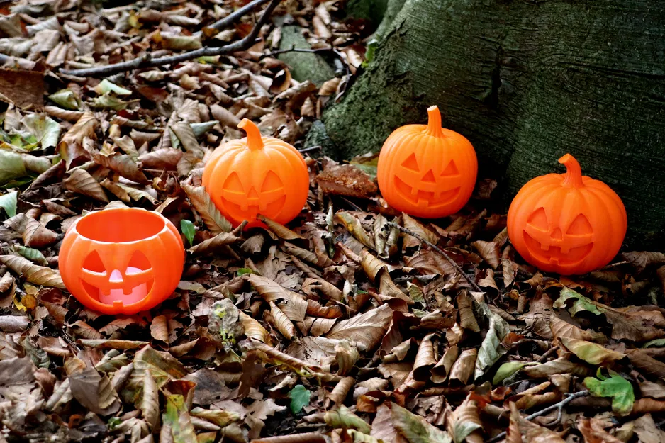 Trang Trí Halloween Hình Bí Ngô (4 phiên bản, có loại dùng đèn trà) - Image 18