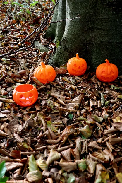 Trang Trí Halloween Hình Bí Ngô (4 phiên bản, có loại dùng đèn trà) - Image 19