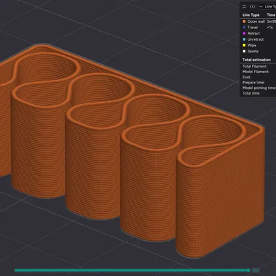 Giá đỡ dây cáp đa năng theo tham số (Chế độ Lọ, In Nhanh)