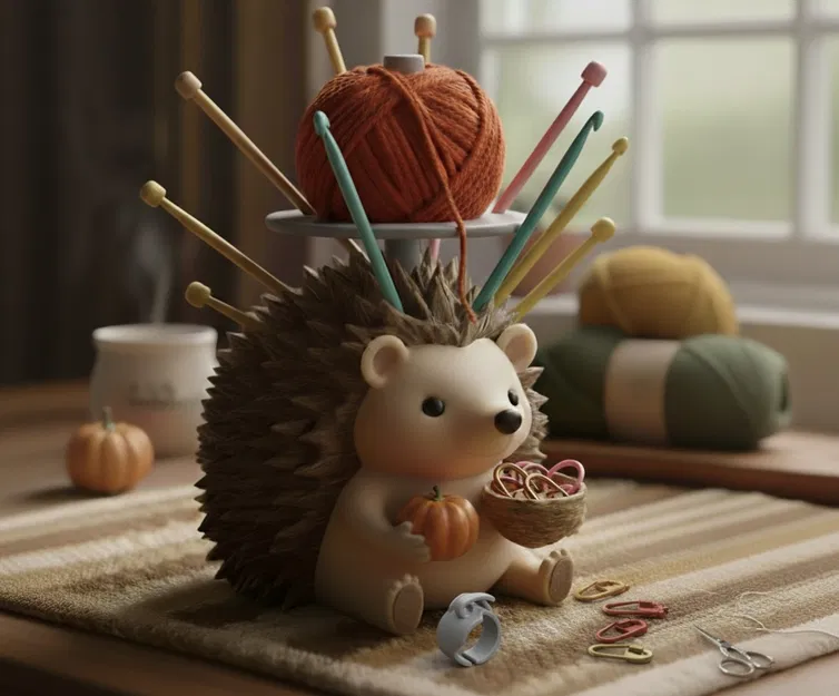 Nhím Đan/Móc Organizer – Bạn Thú Dễ Thương Vùng Rừng - Image 1