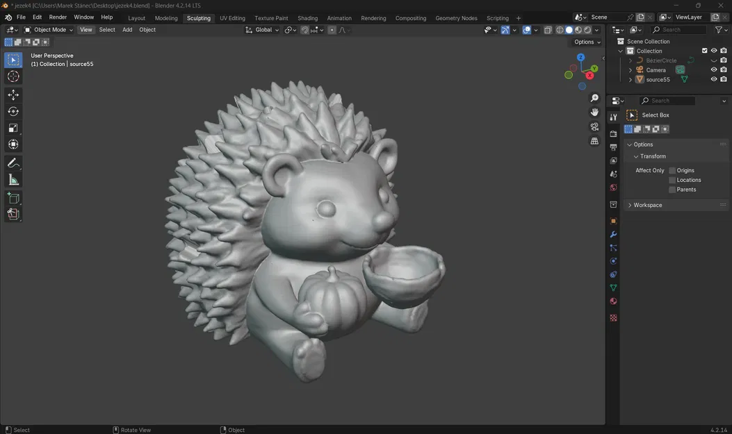 Nhím Đan/Móc Organizer – Bạn Thú Dễ Thương Vùng Rừng - Image 3