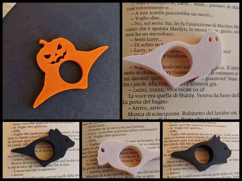 Kẹp Giữ Trang Sách Halloween Dễ Thương - Image 1