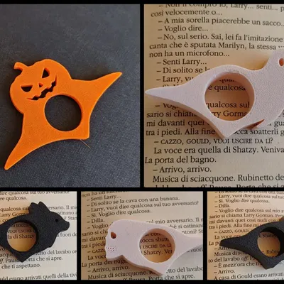 Kẹp Giữ Trang Sách Halloween Dễ Thương