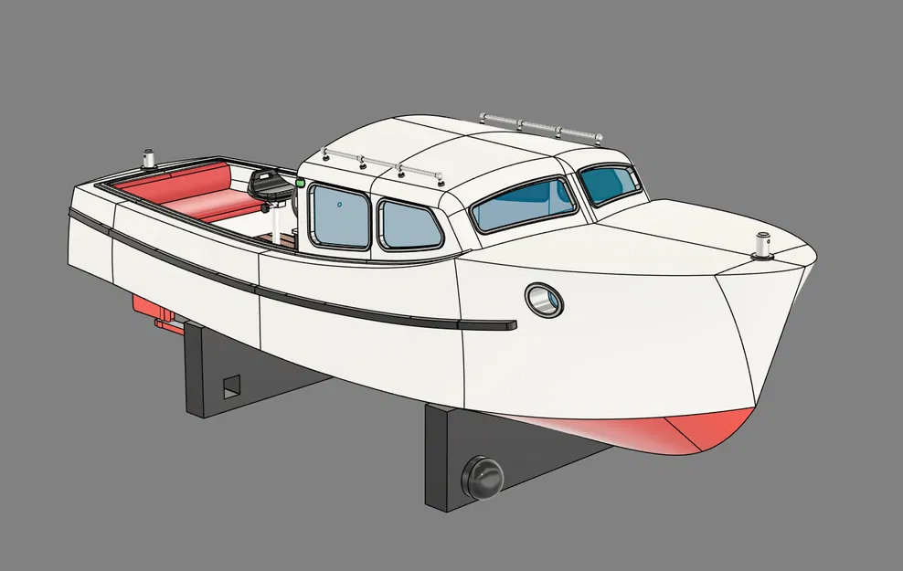 Mô hình thuyền RC "Bakdekker" yacht sport tỷ lệ 1/10 - Image 2