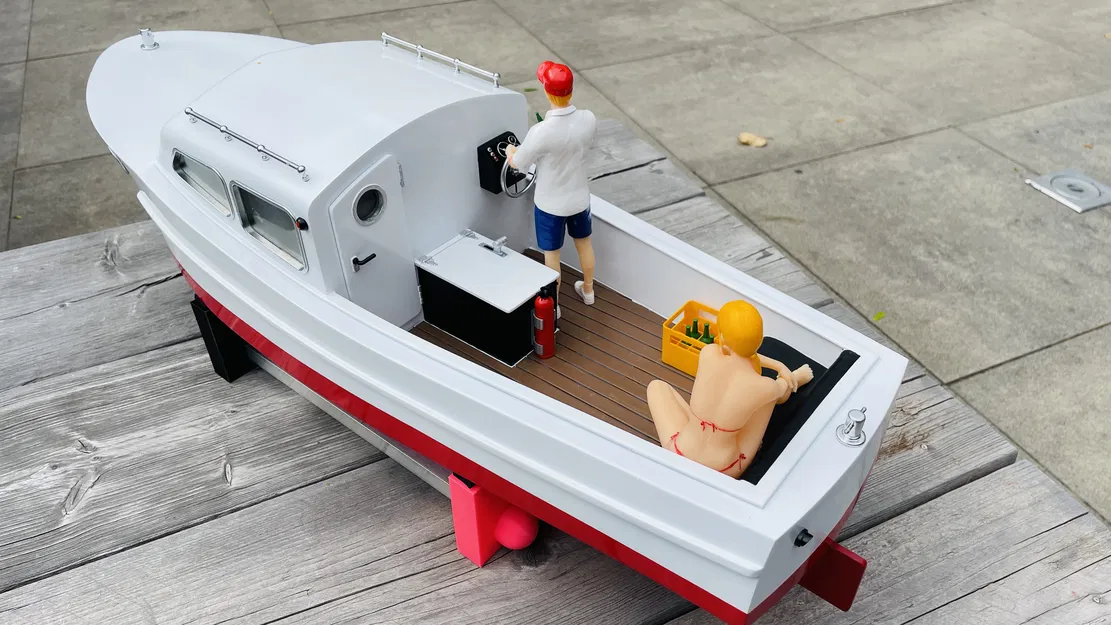 Mô hình thuyền RC "Bakdekker" yacht sport tỷ lệ 1/10 - Image 6