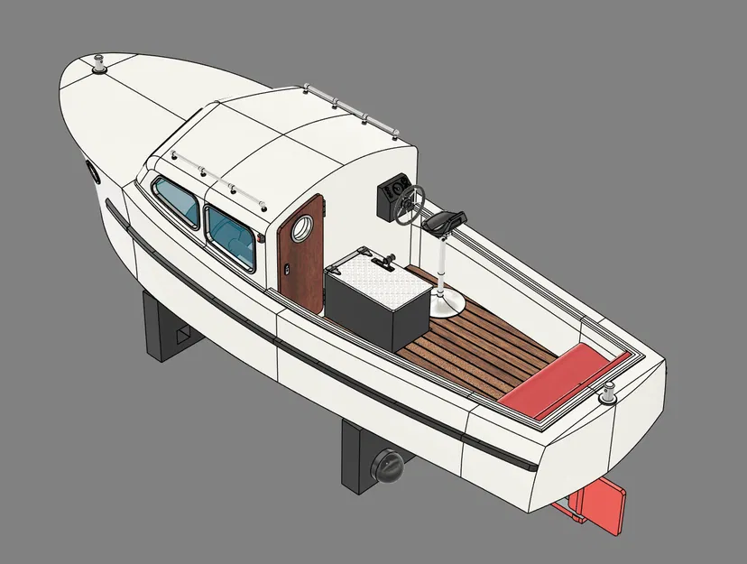 Mô hình thuyền RC "Bakdekker" yacht sport tỷ lệ 1/10 - Image 7