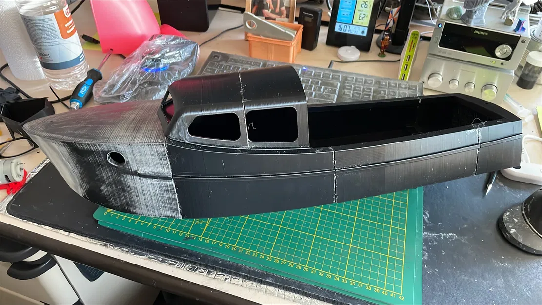 Mô hình thuyền RC "Bakdekker" yacht sport tỷ lệ 1/10 - Image 11