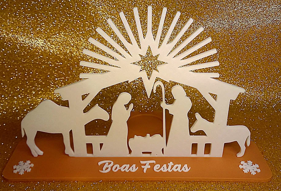 Mô Hình Hang Đá Giáng Sinh Silhouette - Image 1