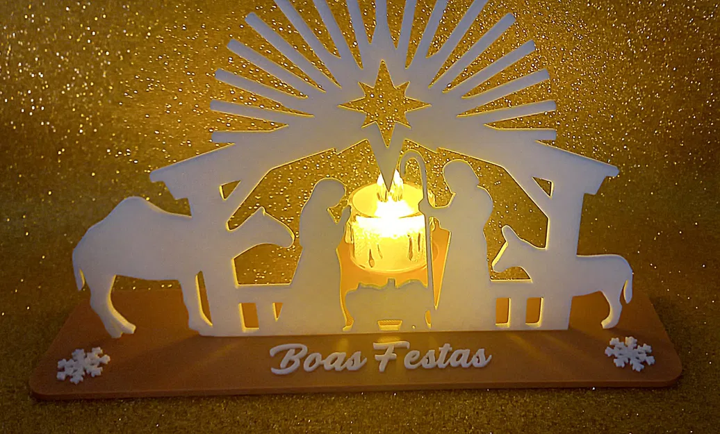 Mô Hình Hang Đá Giáng Sinh Silhouette - Image 8