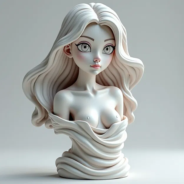 Tượng Ngực Nữ Phong Cách Anime Tinh Tế - Image 2