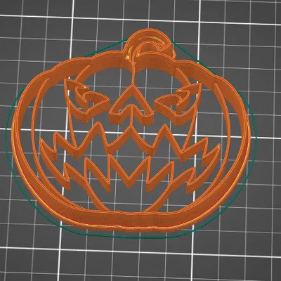 Khuôn Cắt Bánh Hình Jack O'Lantern