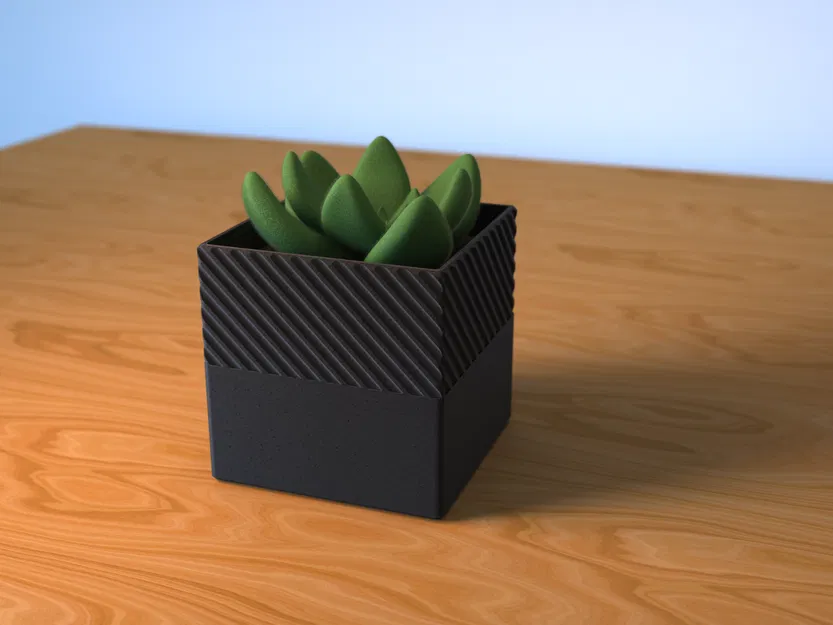 Chậu Cây Hình Học - Phiên Bản 2 - Image 1