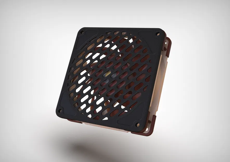 Lưới Chặn Quạt 120mm Thiết Kế Khe Rãnh - Image 1