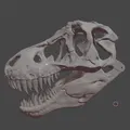 Mặt nạ Đầu khủng long T-rex có hàm di chuyển - Thumbnail 1