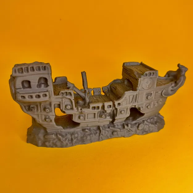 Bộ 7 món Đồ Trang Trí Thủy Sinh, Terrarium: Đá, Cây, Tàn Tích, Thuyền - Image 8